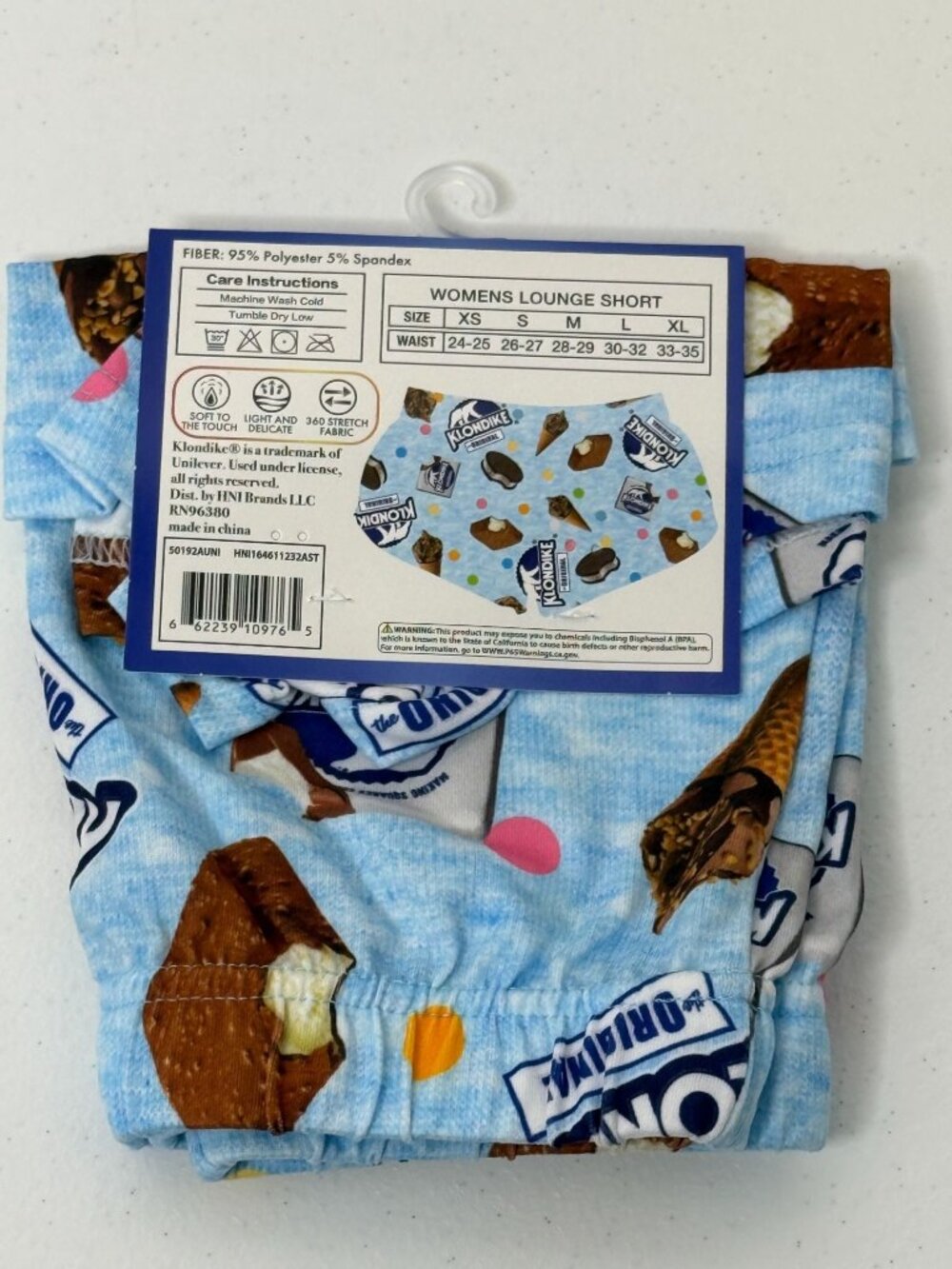 Klondike Ice Cream Lounge Shorts Size M NWT - Picture 4 of 6